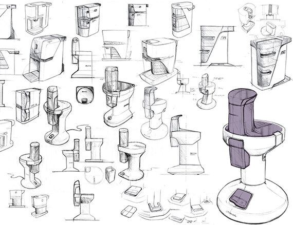 concept sketches for stryker bonemill