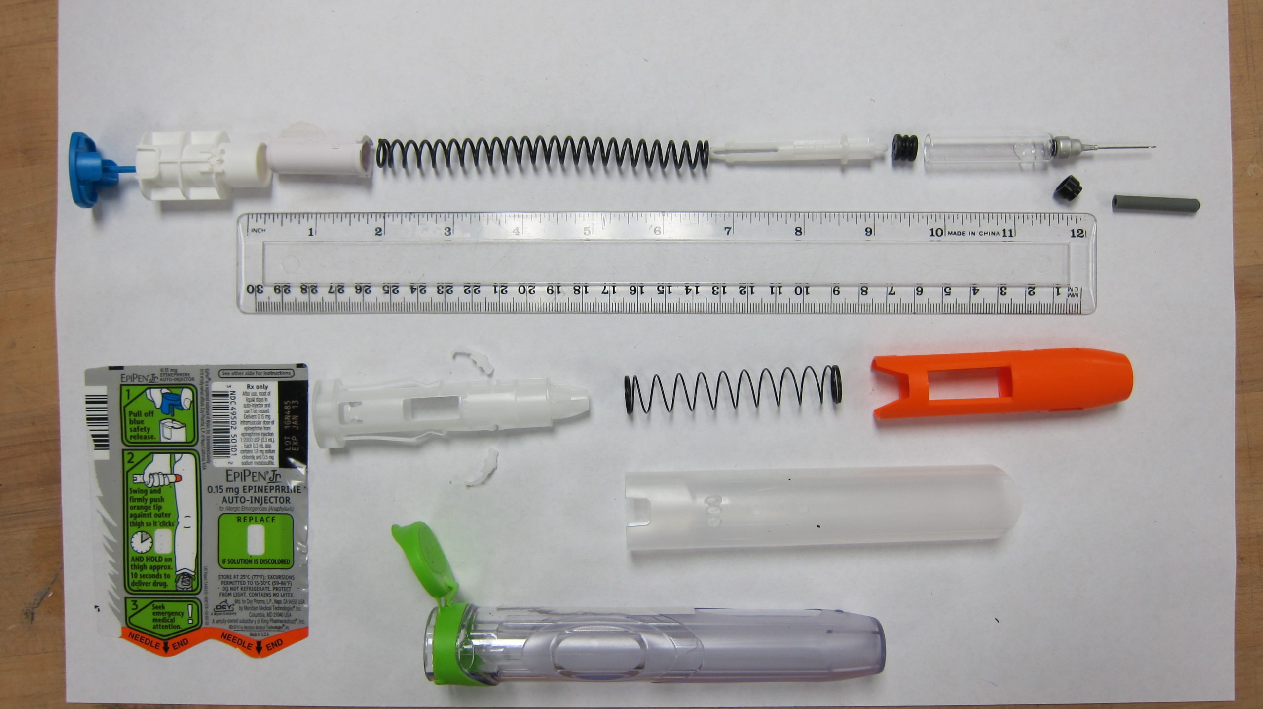 disassembled epi-pen