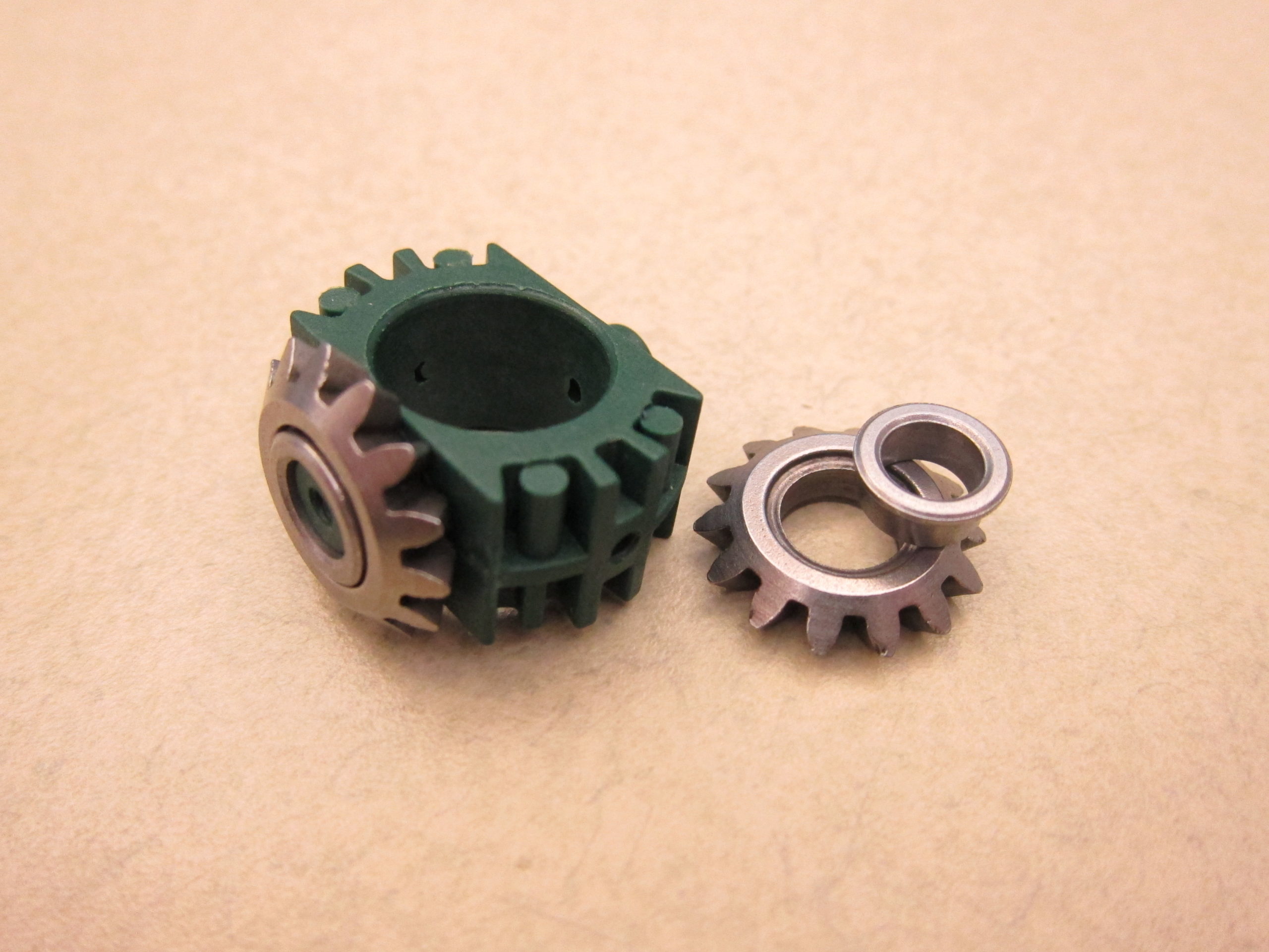 disassembled gear train