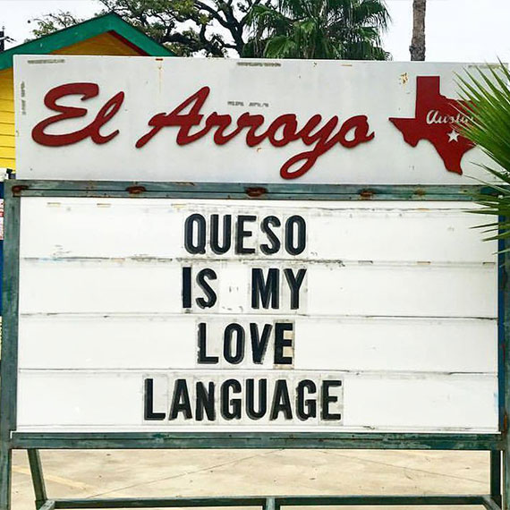 el arroyo humorous sign