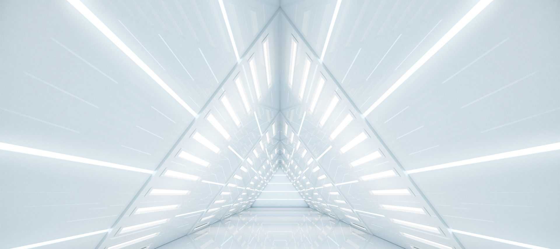 infinite triangular tunnel