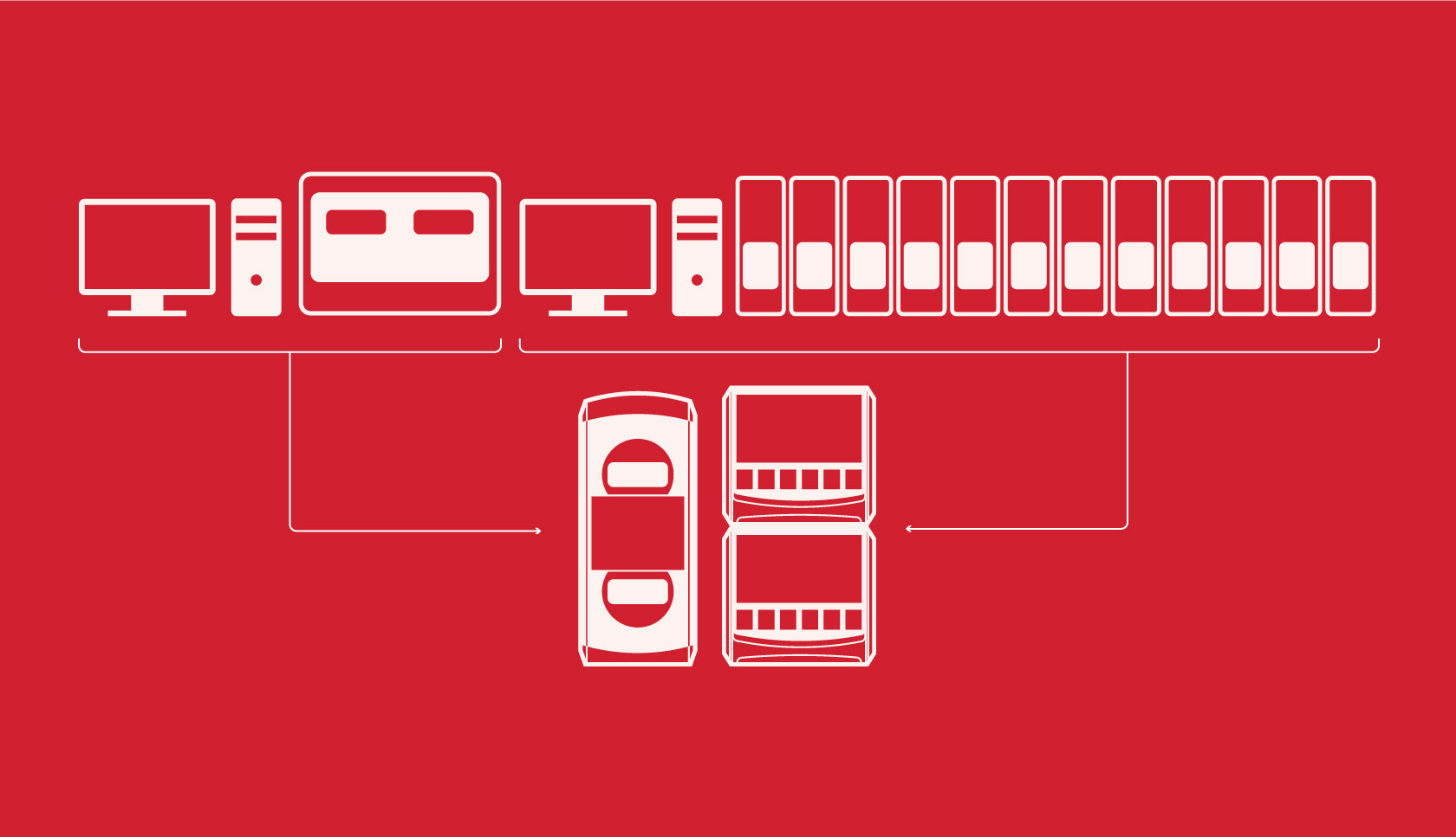 graphic showing device footprint optimization