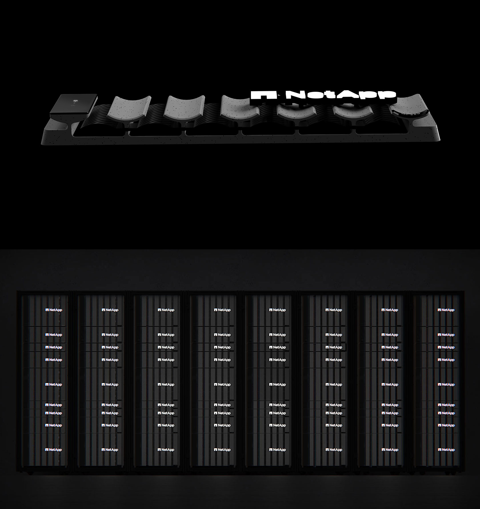 NetApp Bezel and Racks