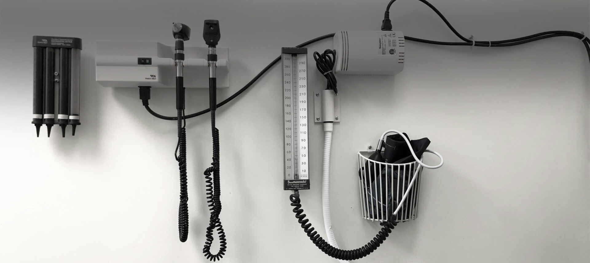 medtech devices mounted on a wall