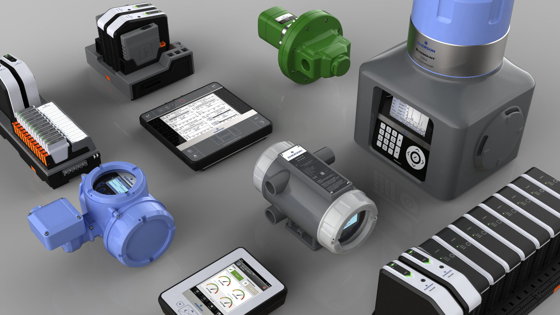various Emerson products