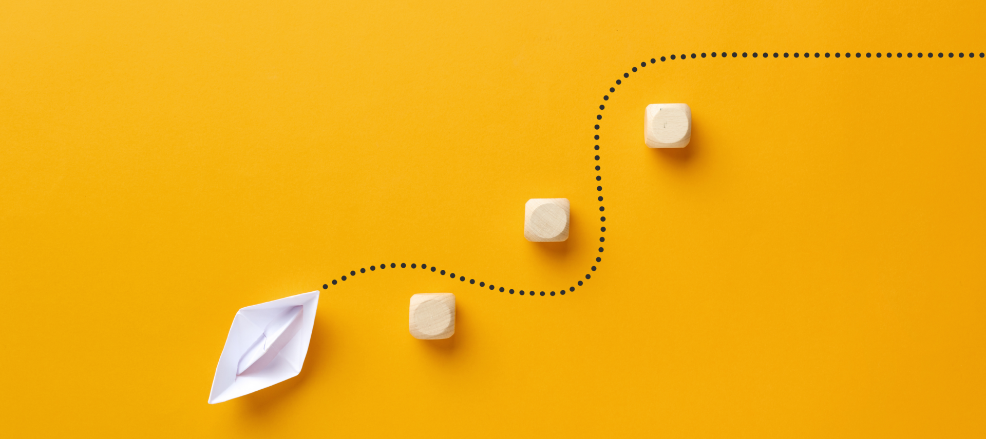 paper boat navigating barriers