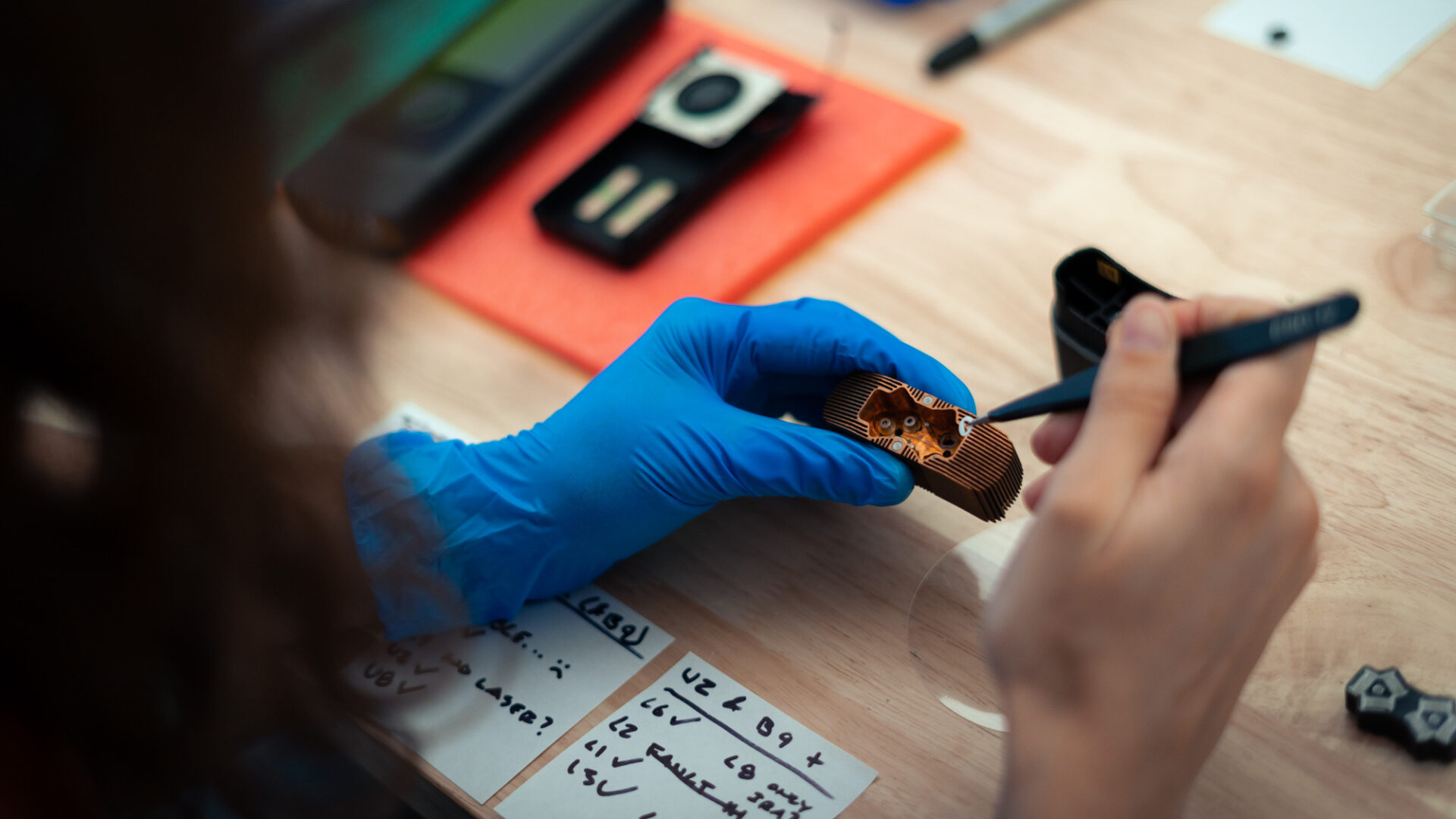 assembling the 51 prototype device